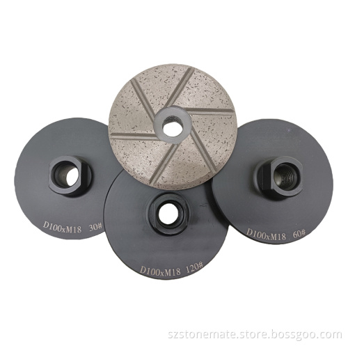 SMT 4 Inch 100mm Diamond Grinding Wheel for Stone Granite Marble Concrete